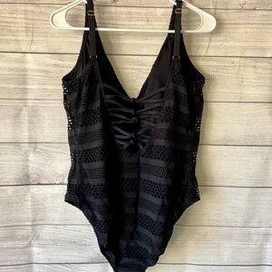 Black One Piece Swimsuit